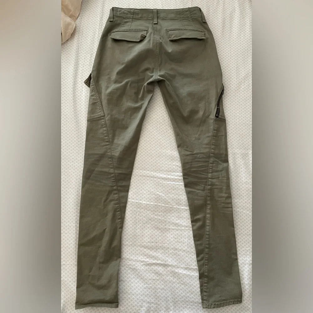 Rag & Bone Skinny Khaki Green Cargo Pants - Picture 5 of 12